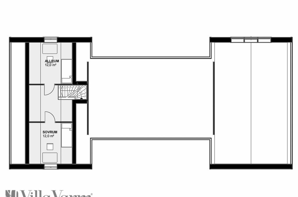 Övervåning Villa Enhörna
