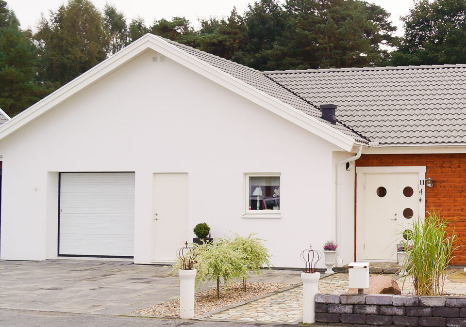 Praktiskt med inbyggt garage