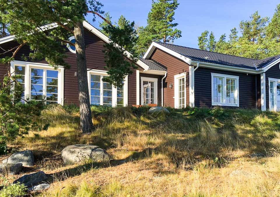 Villa Hestra – hus med spännande form