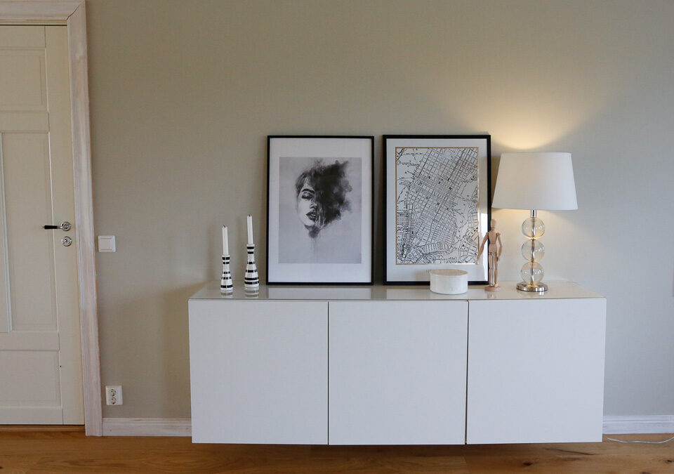 Sideboard i vardagsrum