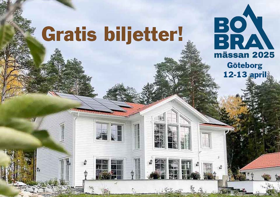 Gratis entré till BoBra-mässan i Göteborg 12-13 april