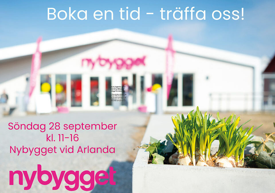 Boka ett möte med oss på Nybygget!